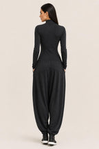 Avery Zip-Neck Cotton-Blend Maxi Dress — studio_back — Helena [d2d3d22d-2149-4e76-9afe-c3b7b4417cd9]