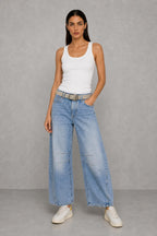 Everly Barrel-Leg Denims — studio_front — Helena [ec4d02b0-0694-4f89-b496-01f32247b39c]