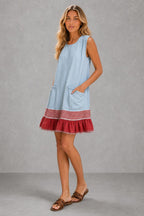 Hazel™ Ruffle Hem Tunic Dress — studio_three_quarter — Sofia [b2be9943-d5fe-46f4-b344-bbf31cd7e5db]