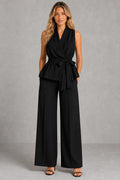 Amelia | Wrap Top & Wide-Leg Pants Set — studio_front — Sofia [cc47c497-7011-4d56-bccc-92774802750c]