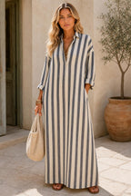 NADIA | Striped Maxi Dress — lifestyle — Sofia [b8d2cc28-eac9-4bfd-b41d-9dd8d5fdd765]
