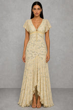 Flush | Floral V-Neck Tie Front Maxi Dress — studio_front — Helena [df0d6f3b-95f9-420b-8477-9c10d26147c9]