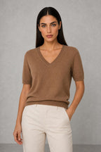 Elysian V-Neck Knit Top — studio_front — Helena [b46d15a1-d5e5-4b93-baec-3ce912e4967d]