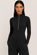 Avery Zip-Neck Cotton-Blend Maxi Dress — studio_closeup — Helena [f9d5c748-414f-4c18-94e1-125b7b7af29a]