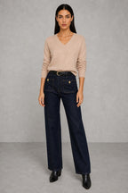 The Icon Classic Wide-Leg Jean — studio_front — Helena [09b2dae0-2284-4a75-8da8-4b0ed29ba7b8]