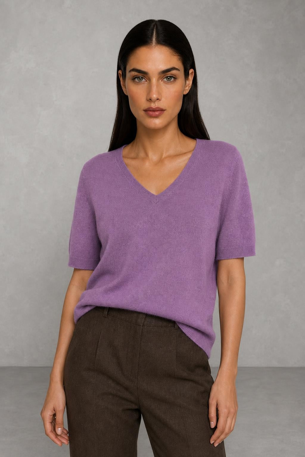 Elysian V-Neck Knit Top — studio_front — Helena [b054c2ab-4eb1-41ed-bce9-08853f73b553]
