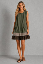 Hazel™ Ruffle Hem Tunic Dress — studio_front — Sofia [0e50557a-c686-431b-b596-e8ac420c9ac1]