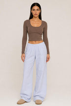 Emma Relaxed Lounge Trousers — studio_front — Helena [34839734-1de0-4d98-9326-98fd72fc1ce2]
