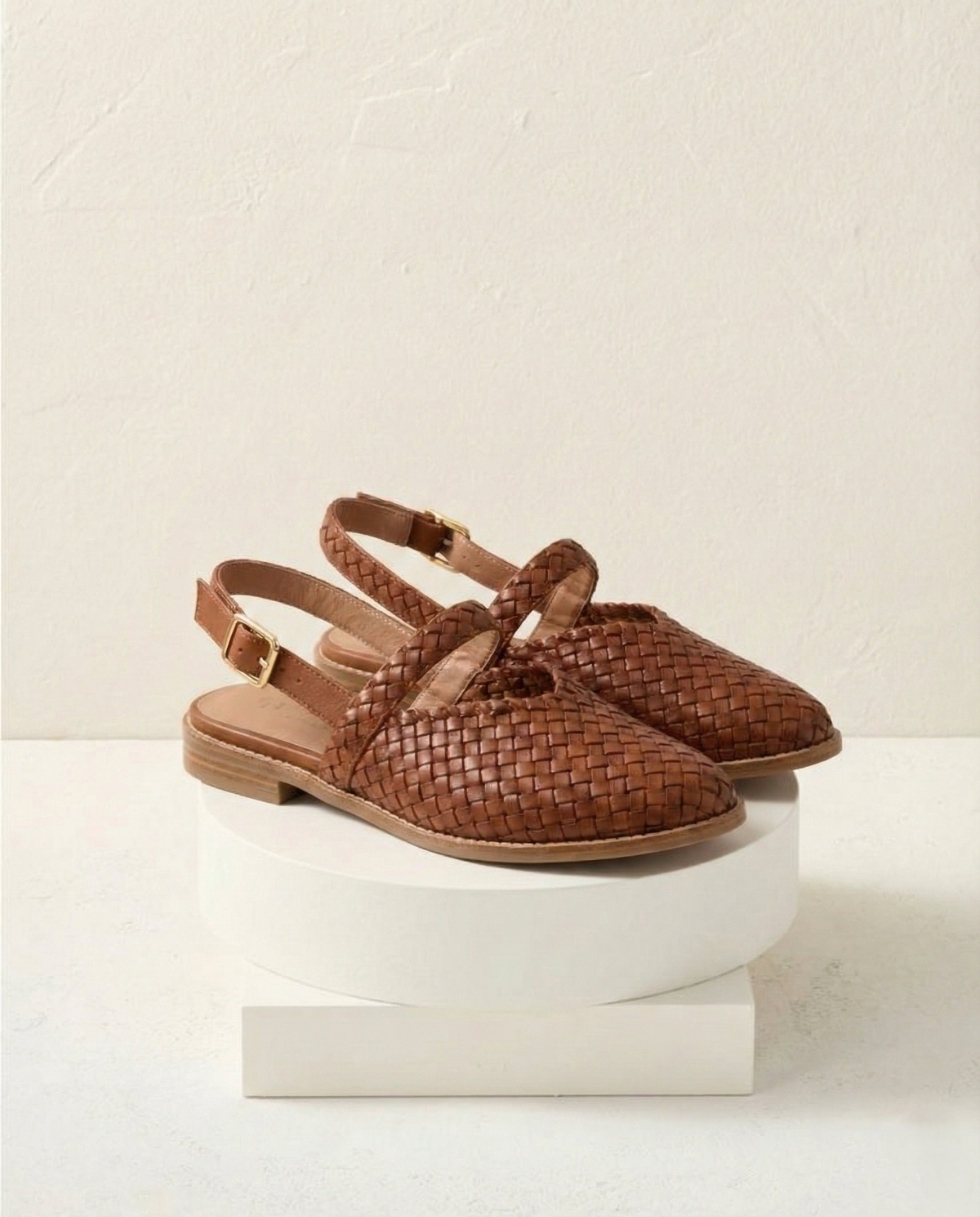 Italian Woven Leather Flats