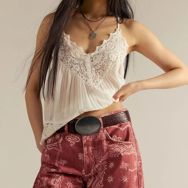 Ellery Lace-Trim Camisole