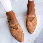 Italian Woven Leather Flats