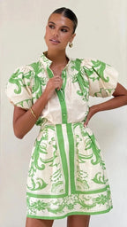 Kelsey Floral Two-Piece Dress Set