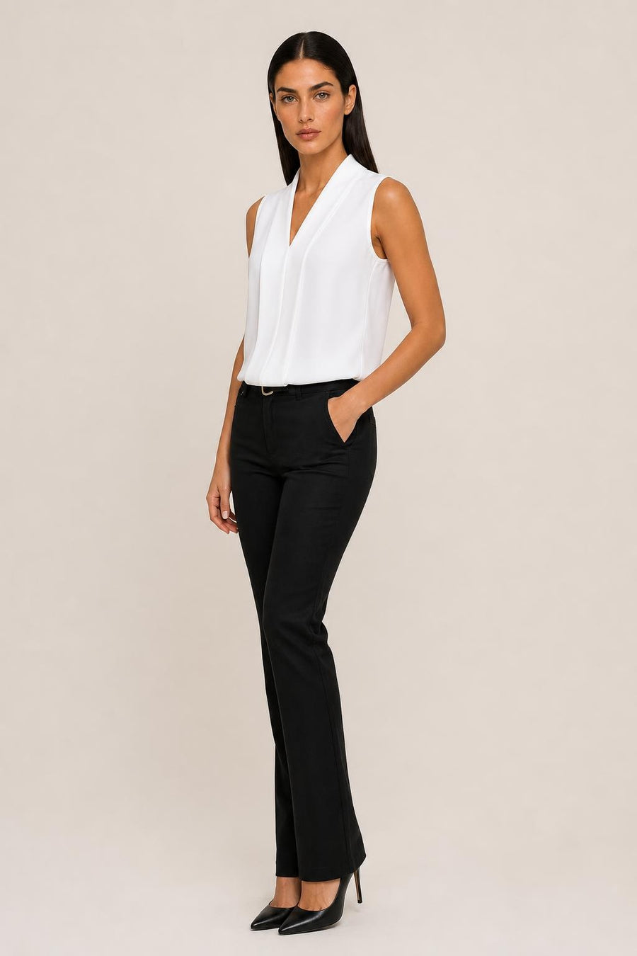 Addyson Sleeveless Summer Top — studio_three_quarter — Helena [203c006d-dcdb-4c5c-b310-08ae220fdb4d]