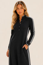 Margot Contrast-Trim Sweatshirt Maxi Dress — studio_closeup — Sofia [3e56520a-c722-4931-88c9-78bdcfe1fd04]