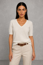 Elysian V-Neck Knit Top — studio_front — Helena [51bf1586-8d03-4575-8907-637b65a70049]